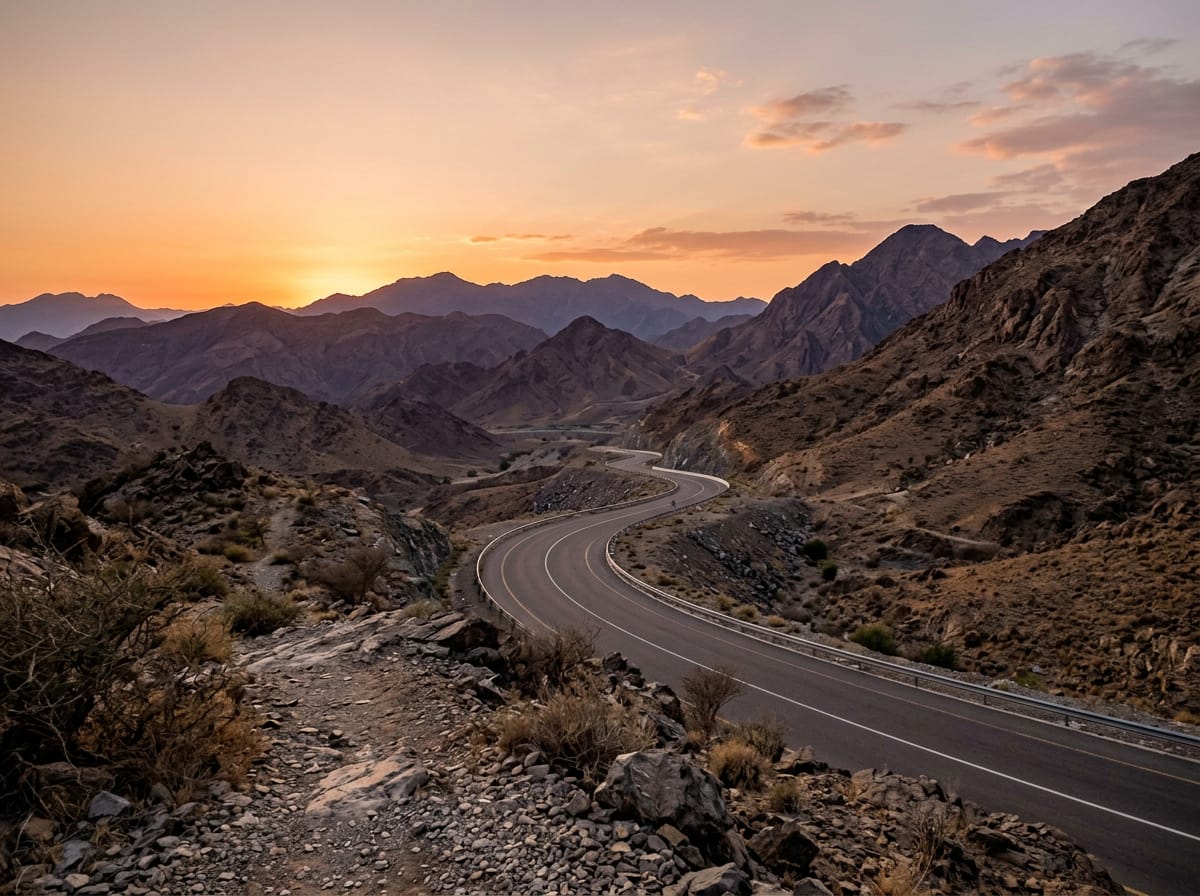 On the road: Adh Dhayd – Khawr Fakkan via Khor Fakkan