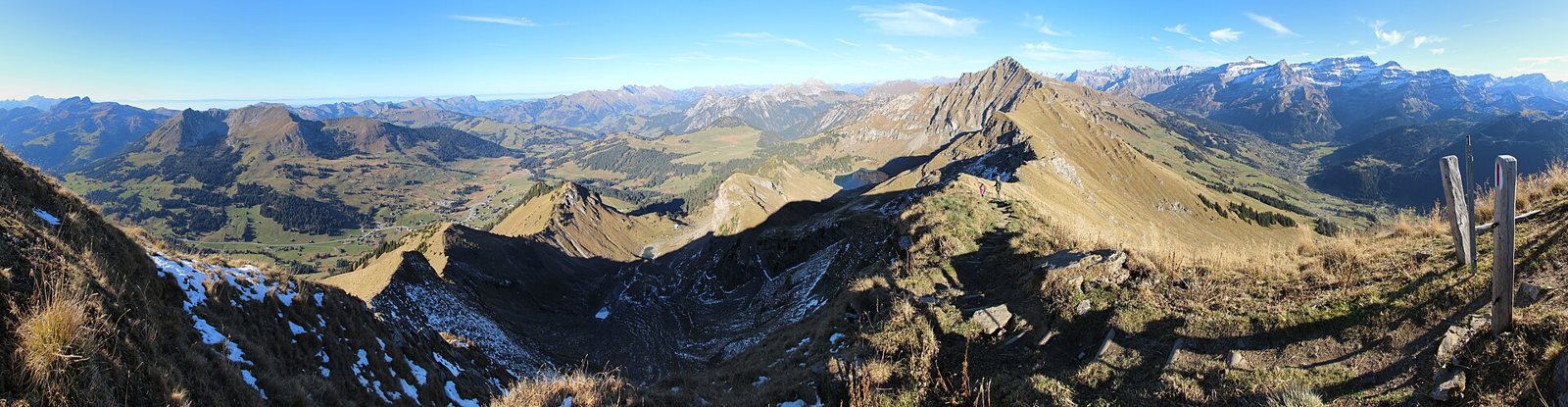 Panoramic view from the Pic Chaussy
