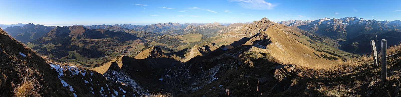 Panoramic view from the Pic Chaussy