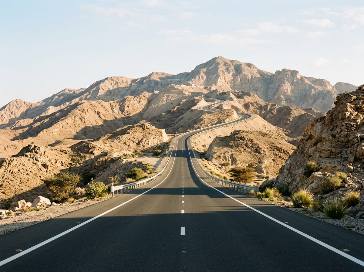 On the road: Around Al Ain