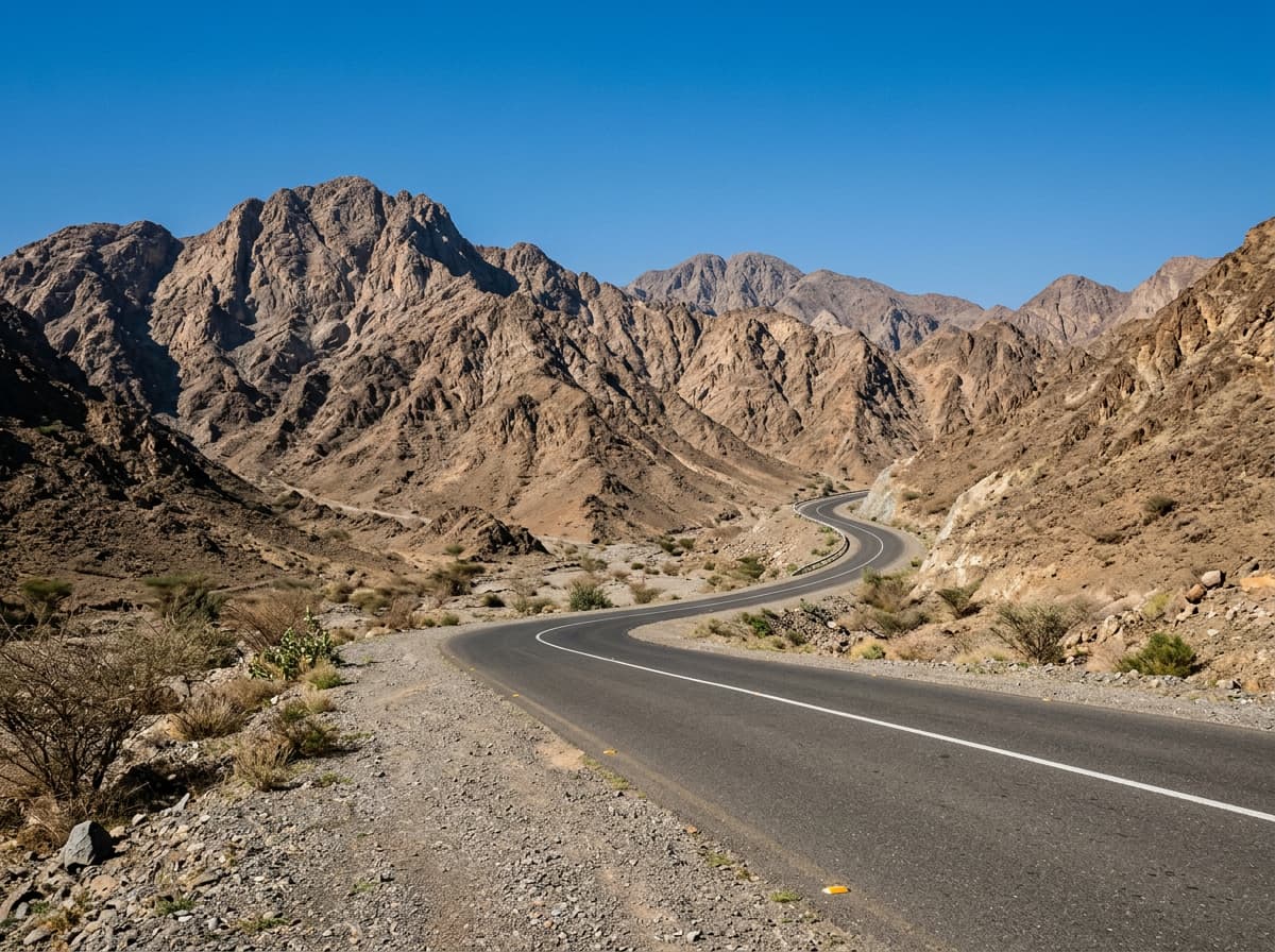 On the road: Al Fujayrah – Adh Dhayd