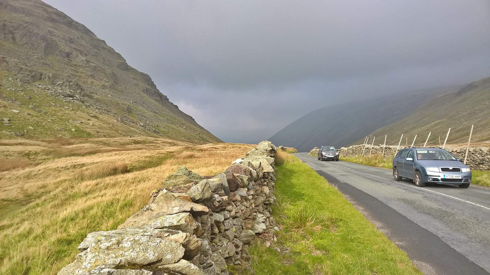 On the road: Kirkstone Pass from Ambleside