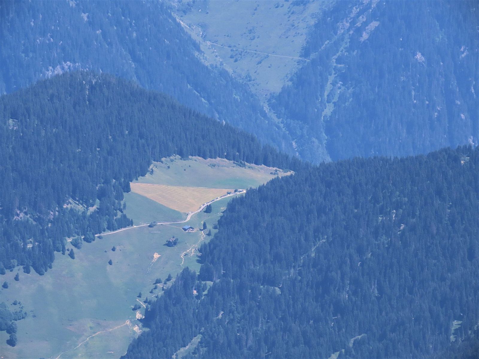 Le col du Pré depuis le Grand Mont, Beaufort, Savoie, France