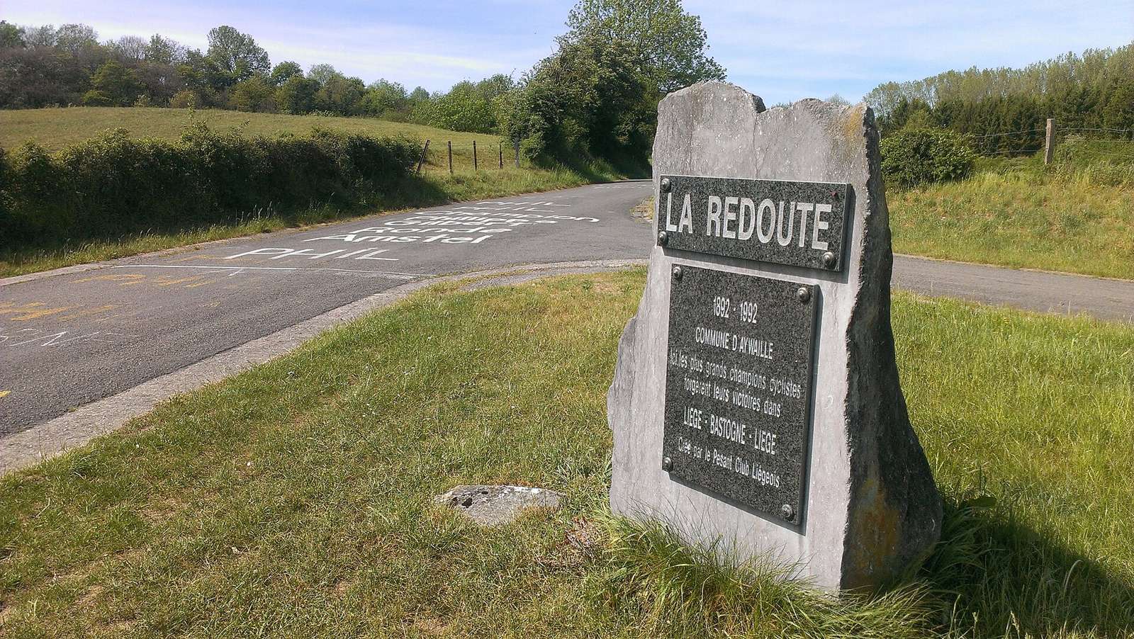 On the road: Côte de La Redoute from Aywaille