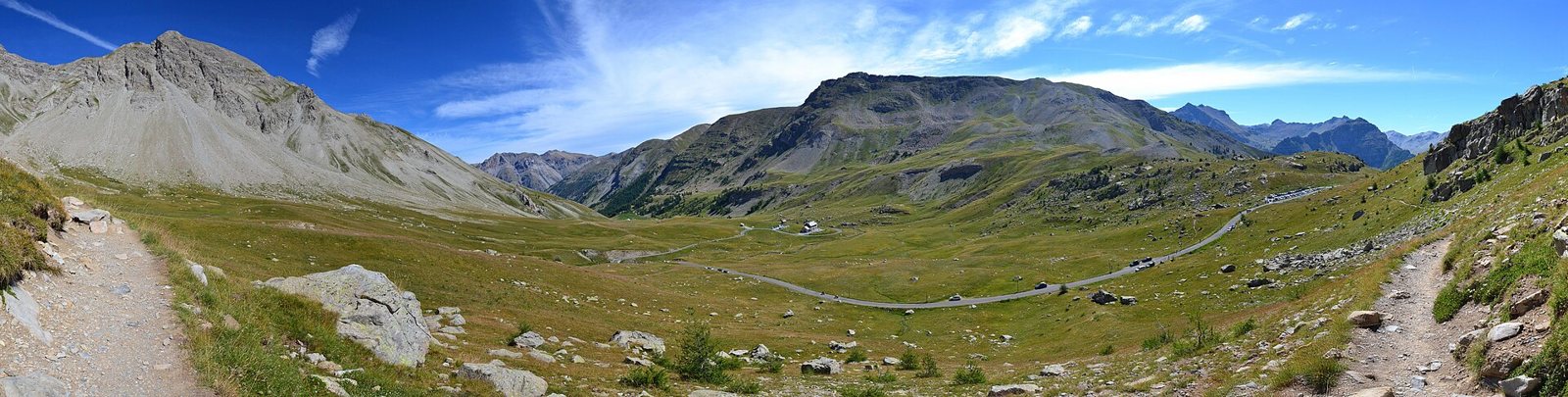 On the road: Col d'Allos from Barcelonnette