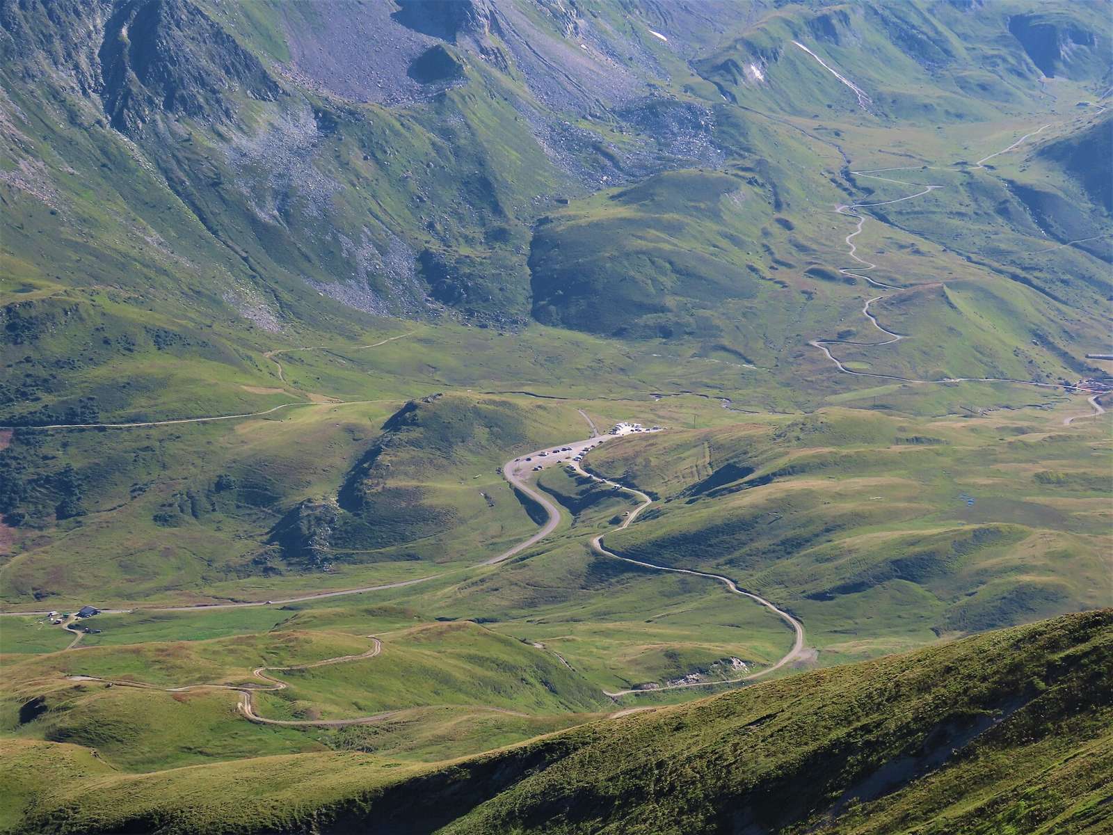 Le Cormet de Roselend depuis la crête des Gittes, Bourg-Saint-Maurice, Savoie, France