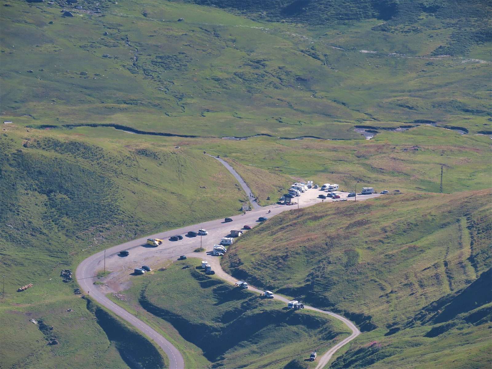 Le Cormet de Roselend depuis la crête des Gittes, Bourg-Saint-Maurice, Savoie, France