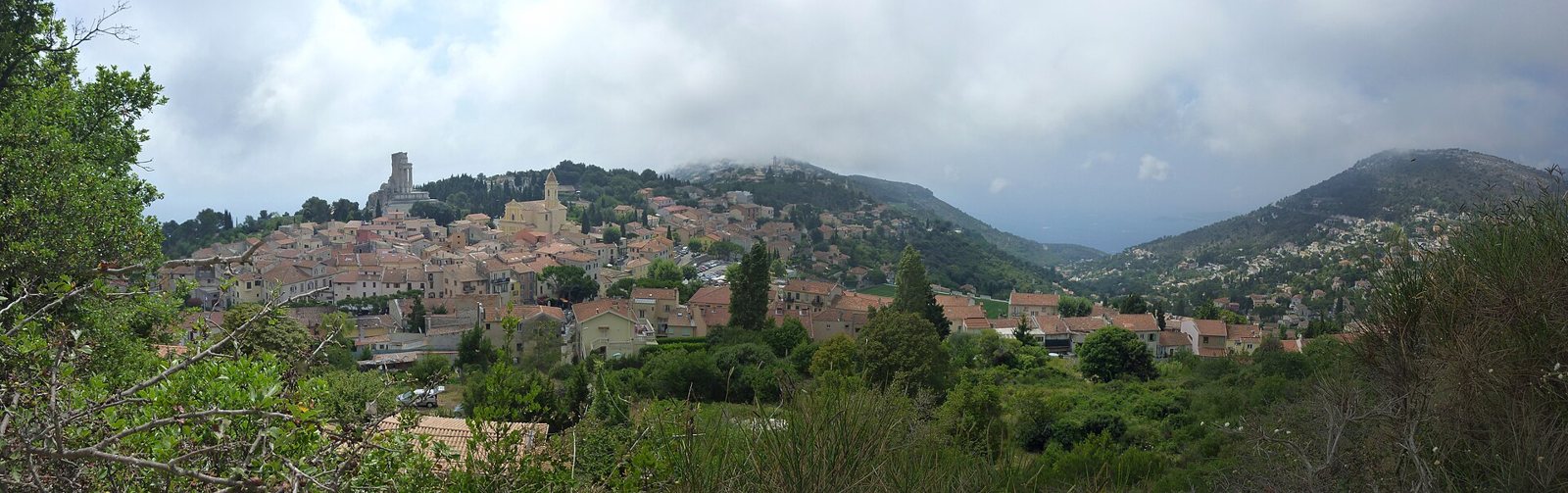 Panorama de La Turbie.