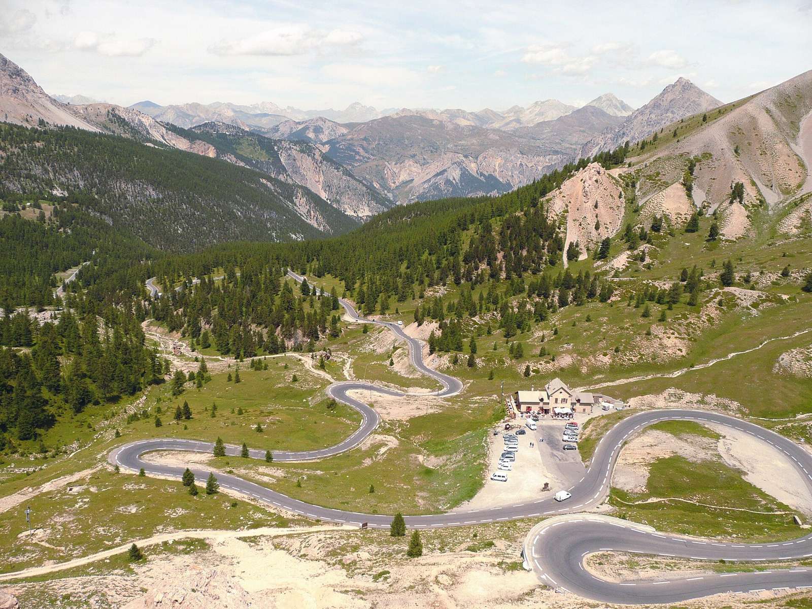On the road: Col d'Izoard from Briançon