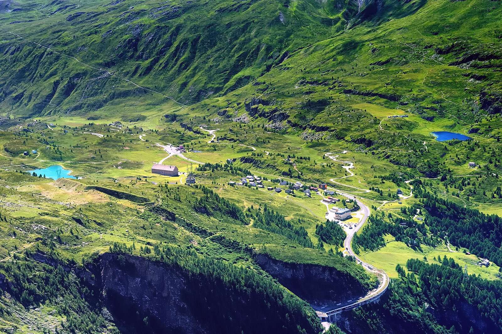 On the road: Simplon Pass from Brig