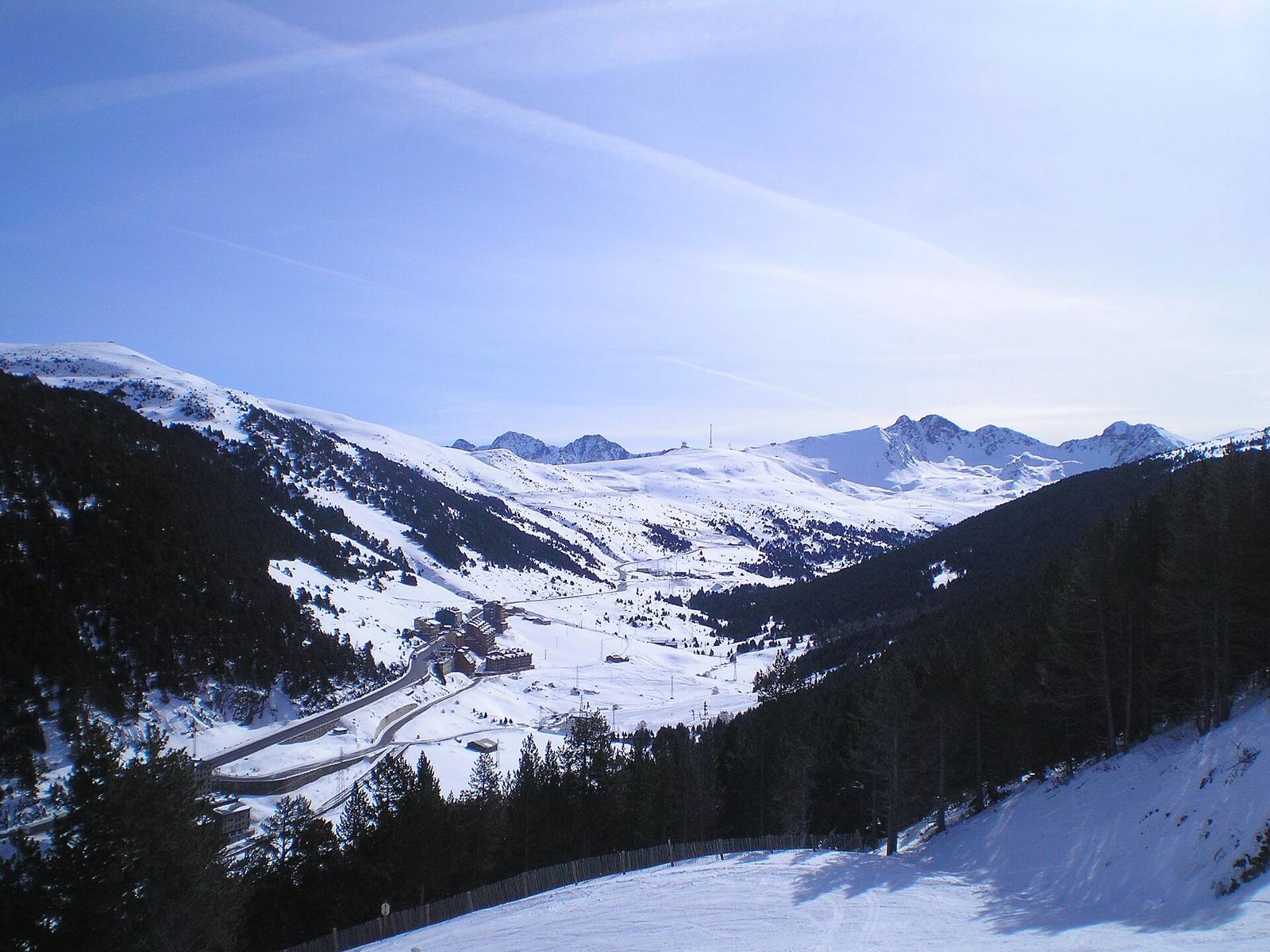 On the road: Port d'Envalira from Canillo