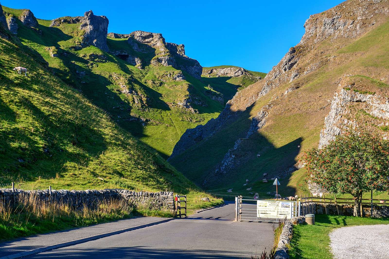 On the road: Winnats Pass from Castleton