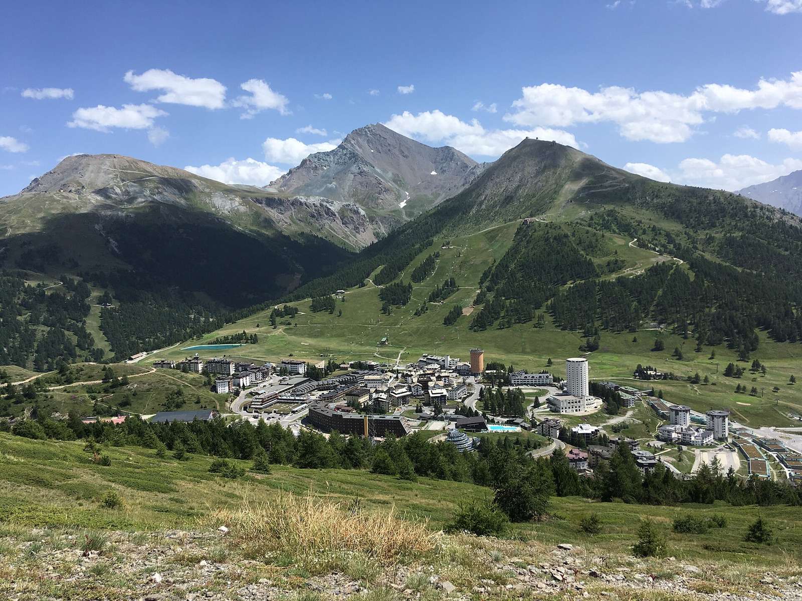 On the road: Sestriere from Cesana Torinese