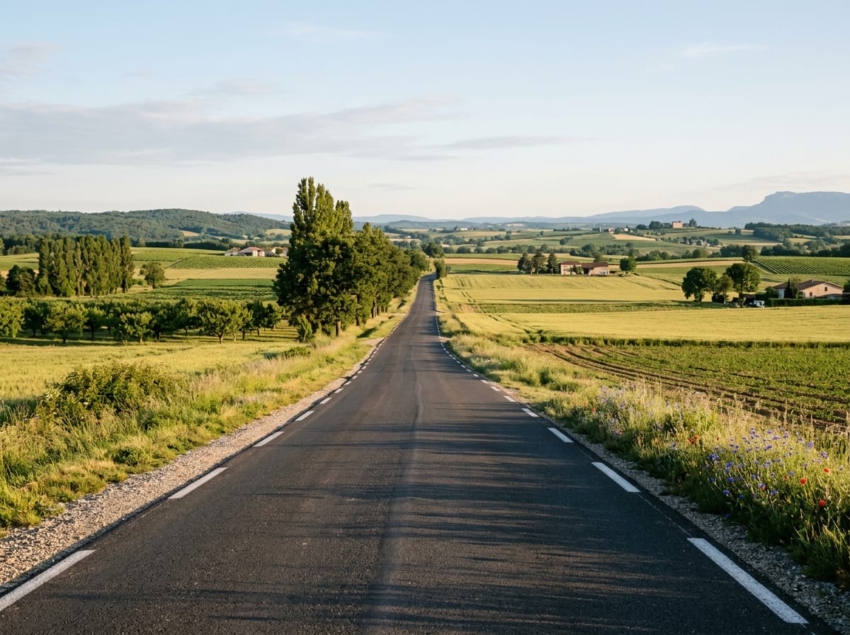 On the road: Chanas to Tournon-sur-Rhône