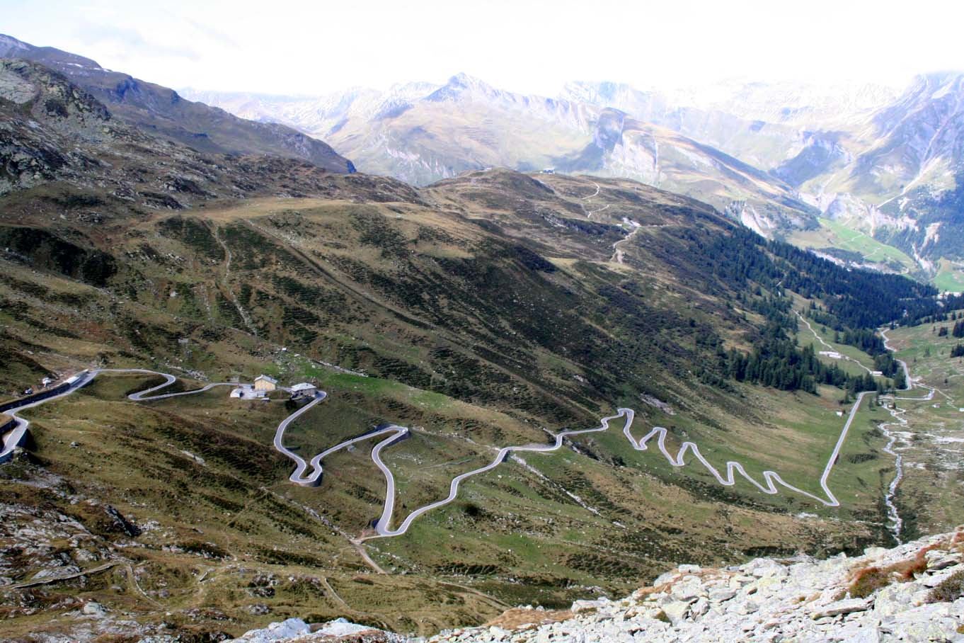 On the road: Splügen Pass from Chiavenna