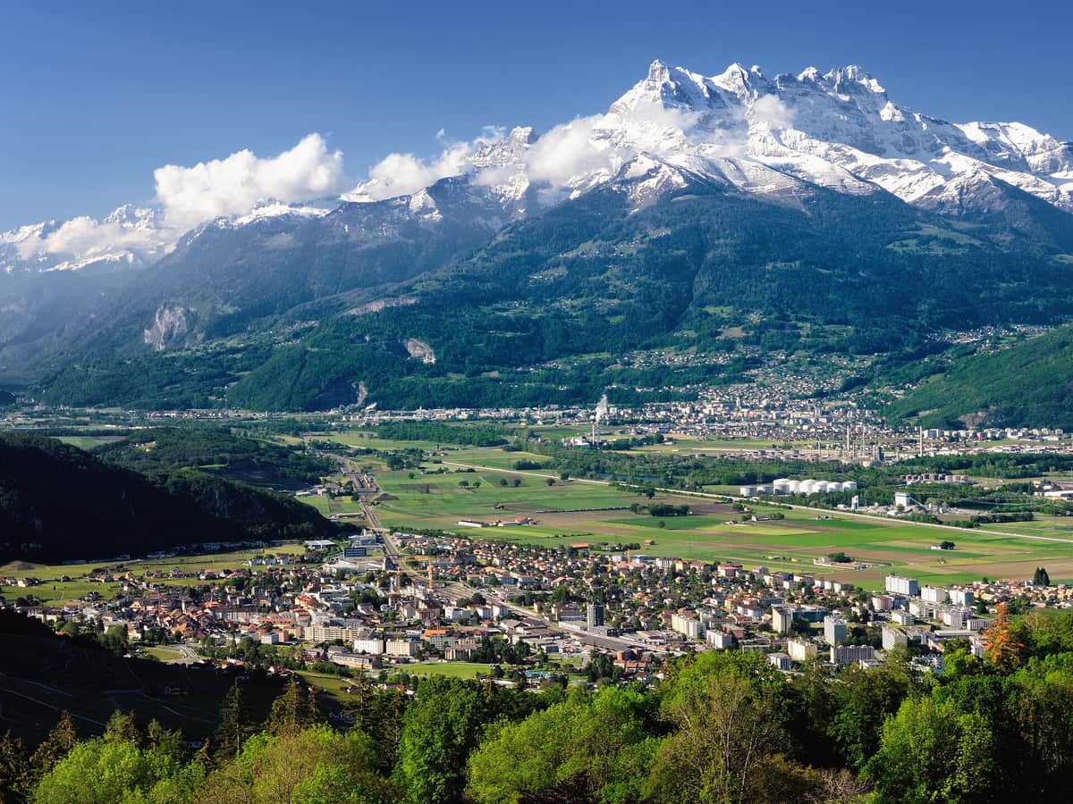 Cycling in Aigle