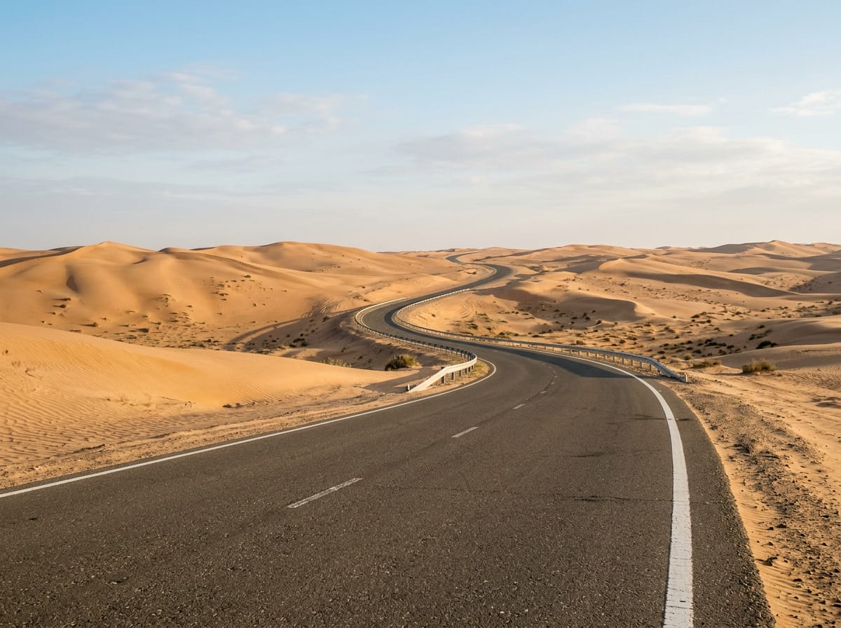 Cycling in Liwa