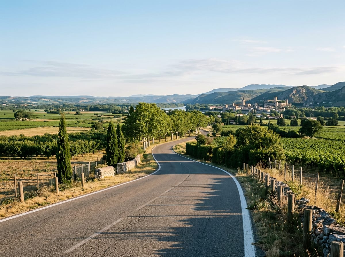 Cycling in Tournon-sur-Rhône