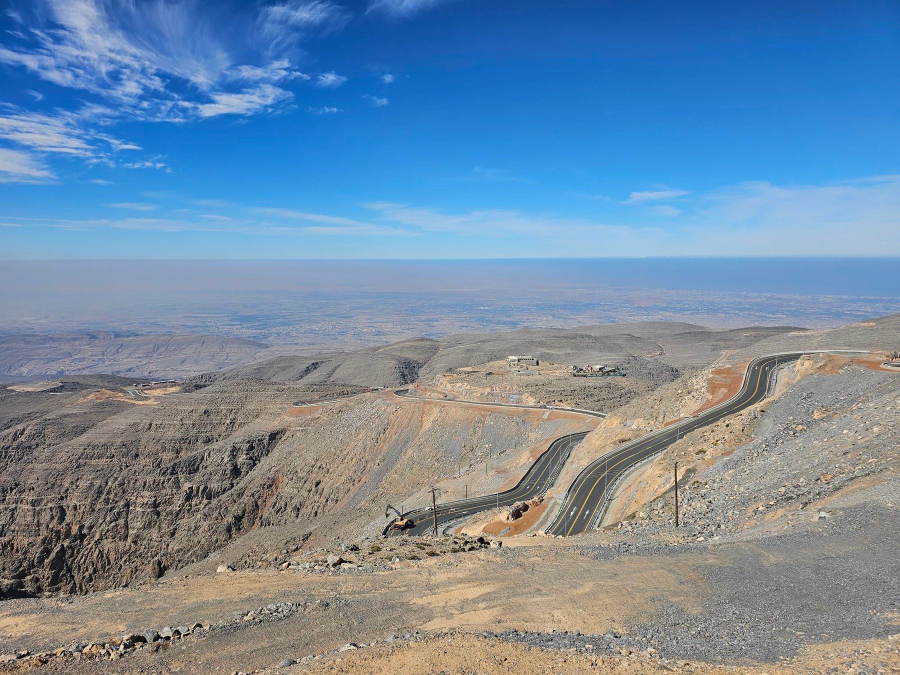 On the road: Wadi Shees climb from Dibba