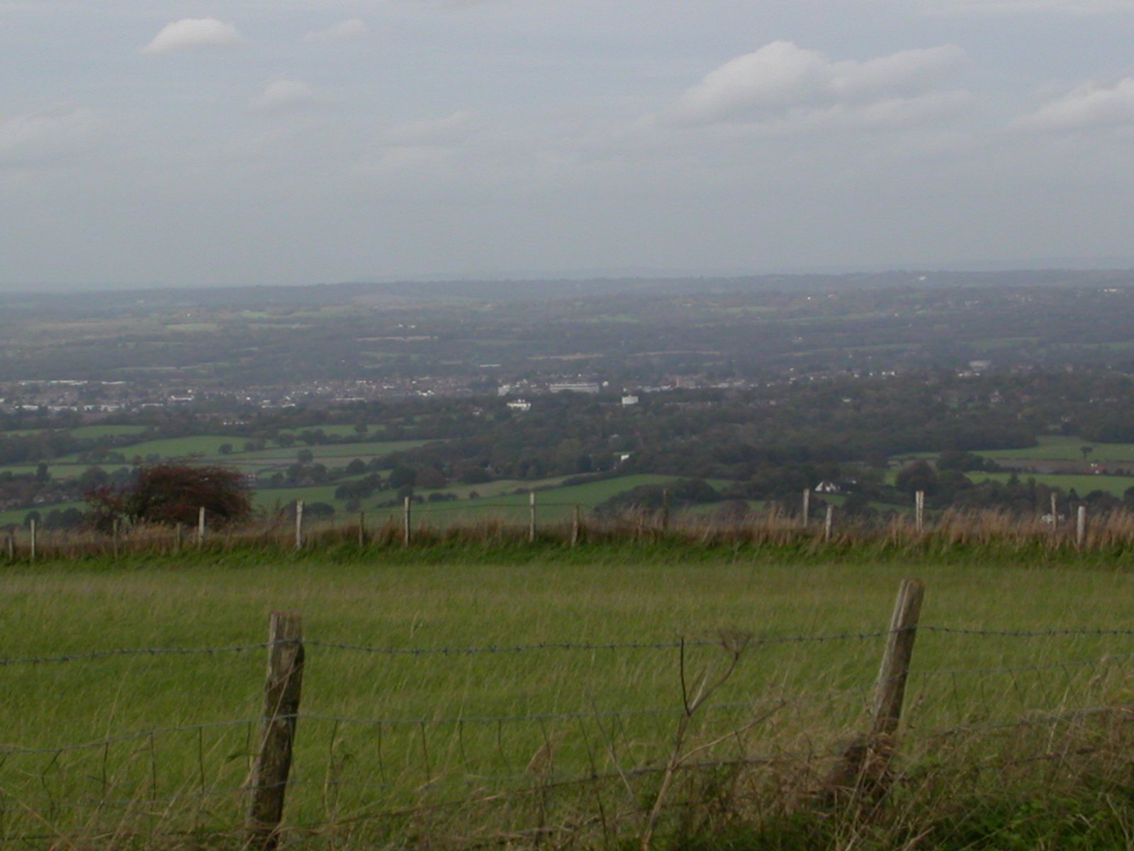 On the road: Ditchling Beacon from Ditchling