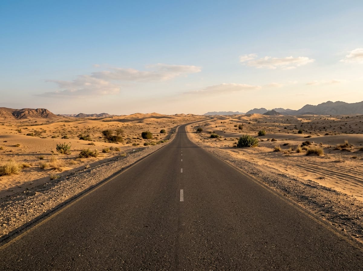 On the road: Around Dubai via Mugatrah (64 km)