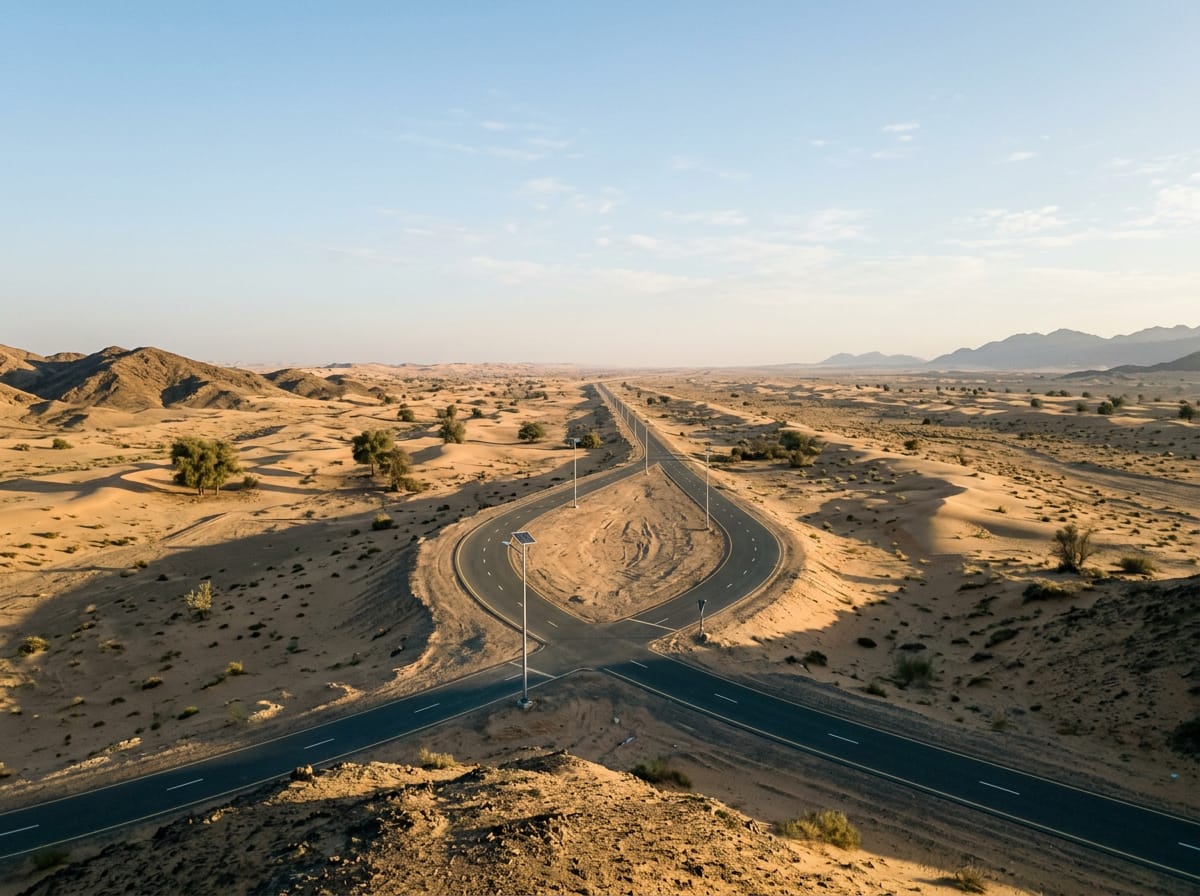On the road: Dubai – Sharjah (85 km)