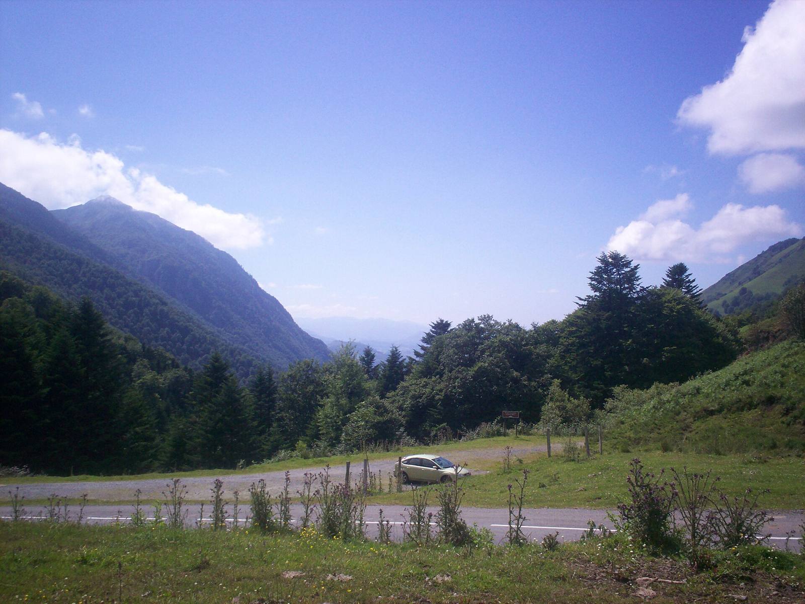 On the road: Col de Marie-Blanque from Escot