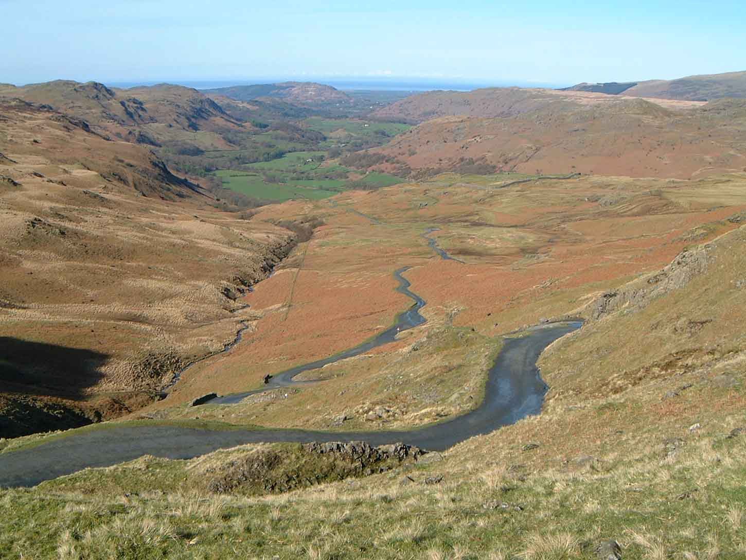On the road: Hardknott Pass from Eskdale