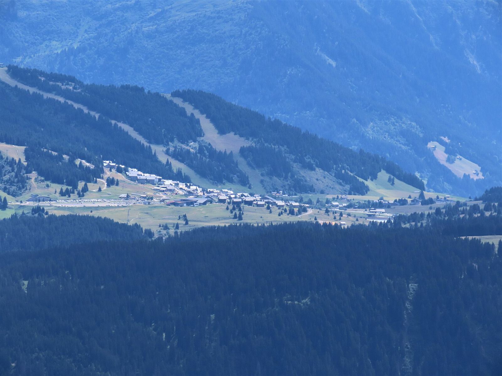 Les Saisies depuis le mont Charvin, Ugine, Savoie, France
