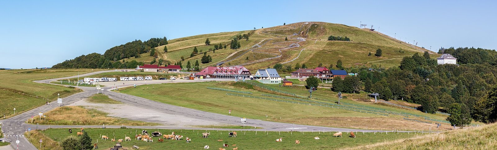 Le Markstein, Jungfrauenkopf mit Sommerrodelbahn