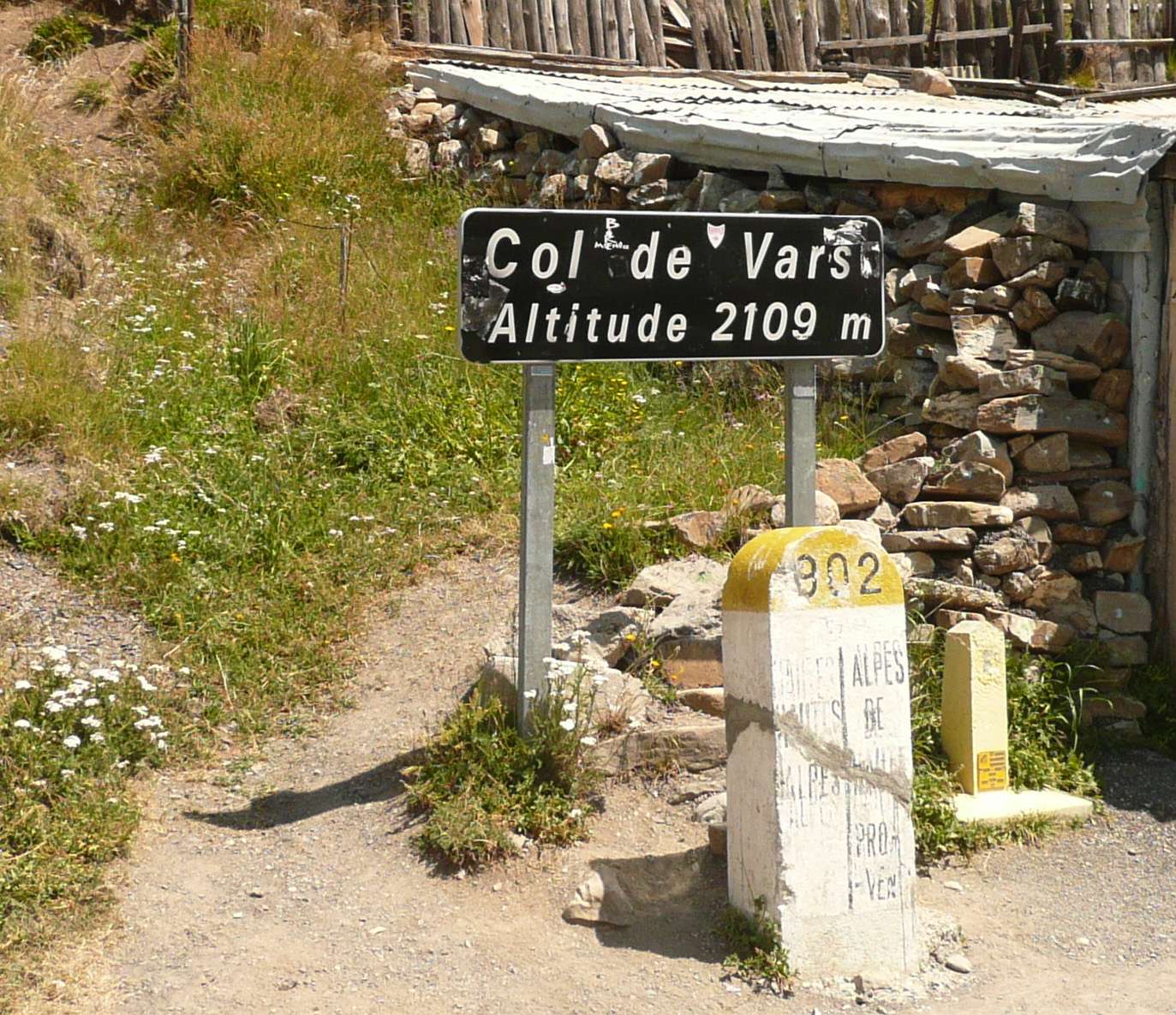 On the road: Col de Vars from Guillestre