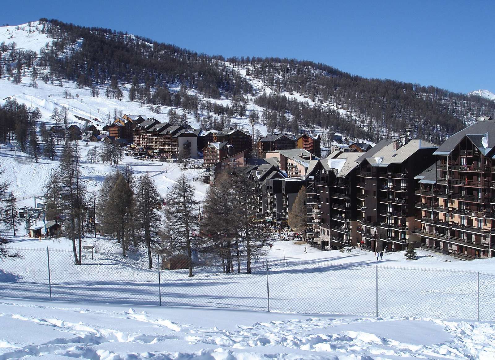 On the road: Risoul from Guillestre