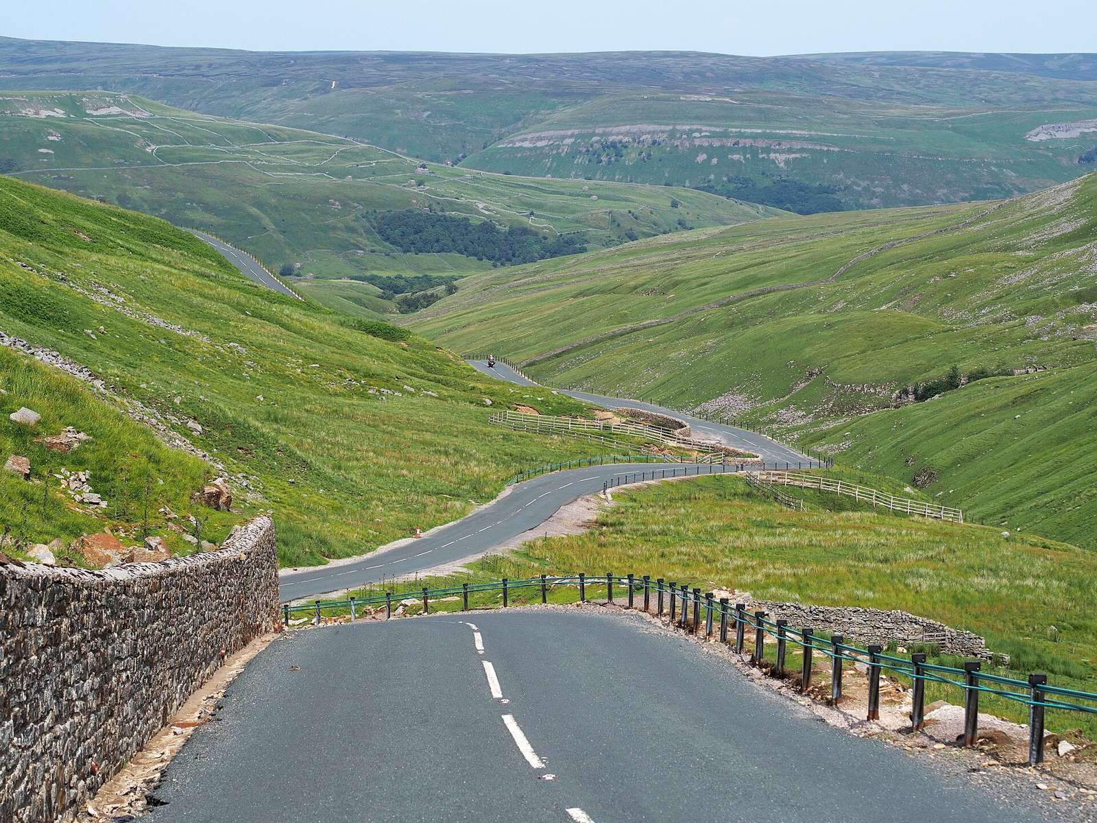 On the road: Buttertubs Pass from Hawes