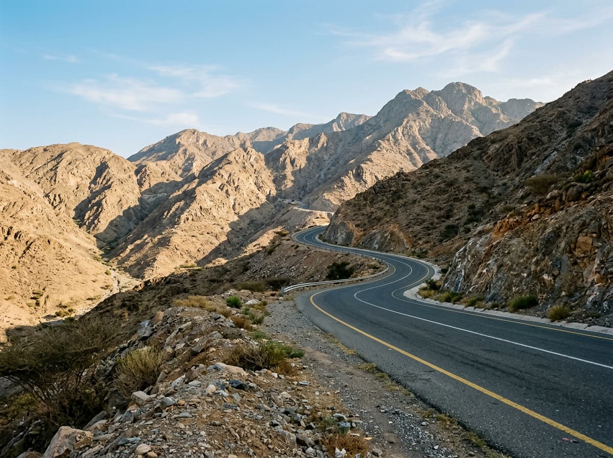 On the road: Around Khawr Fakkan via Al Ghamarah