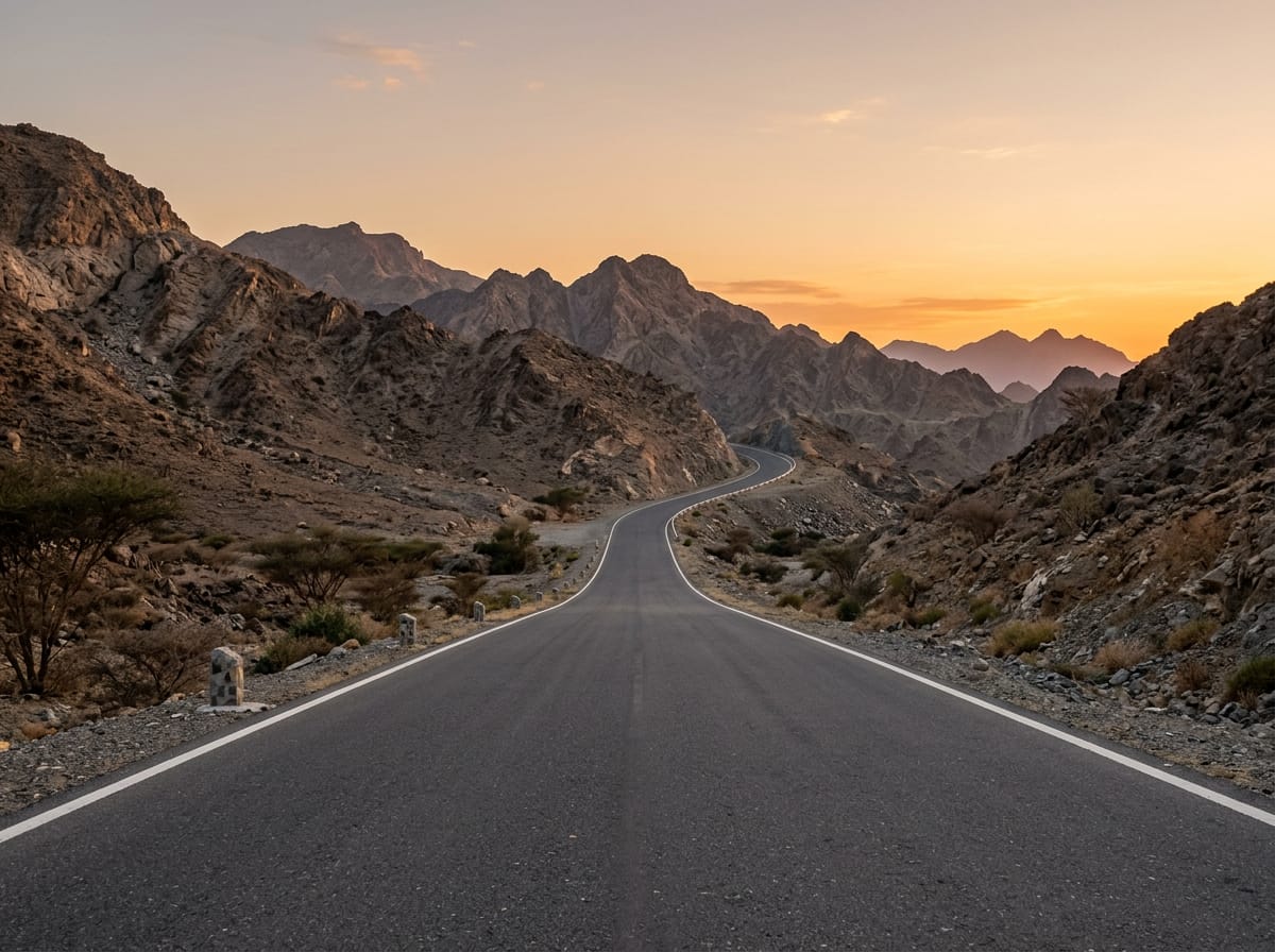 On the road: Khawr Fakkan – Dibba Al-Hisn via Al Musalla