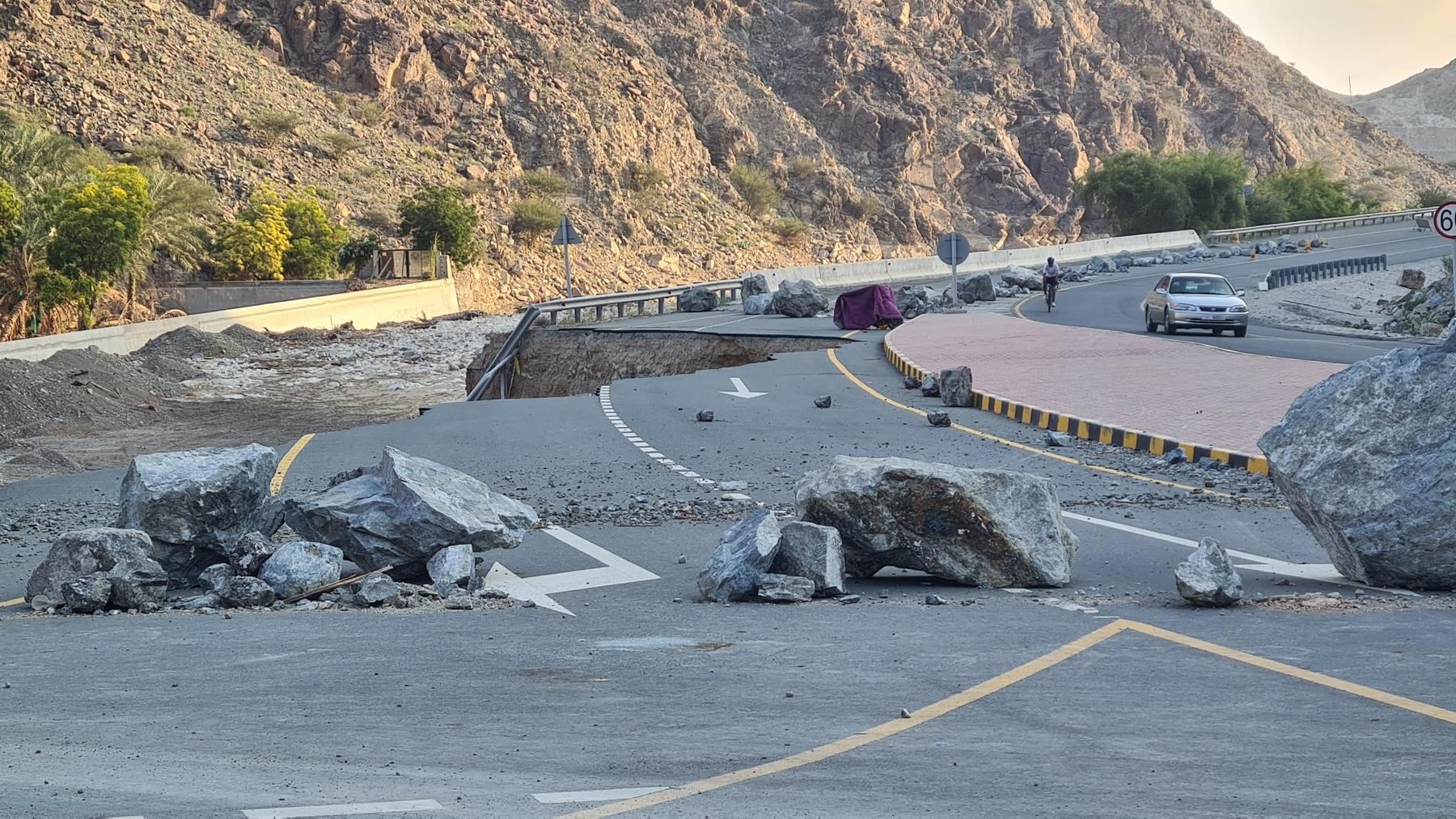 Cycling in Khor Fakkan