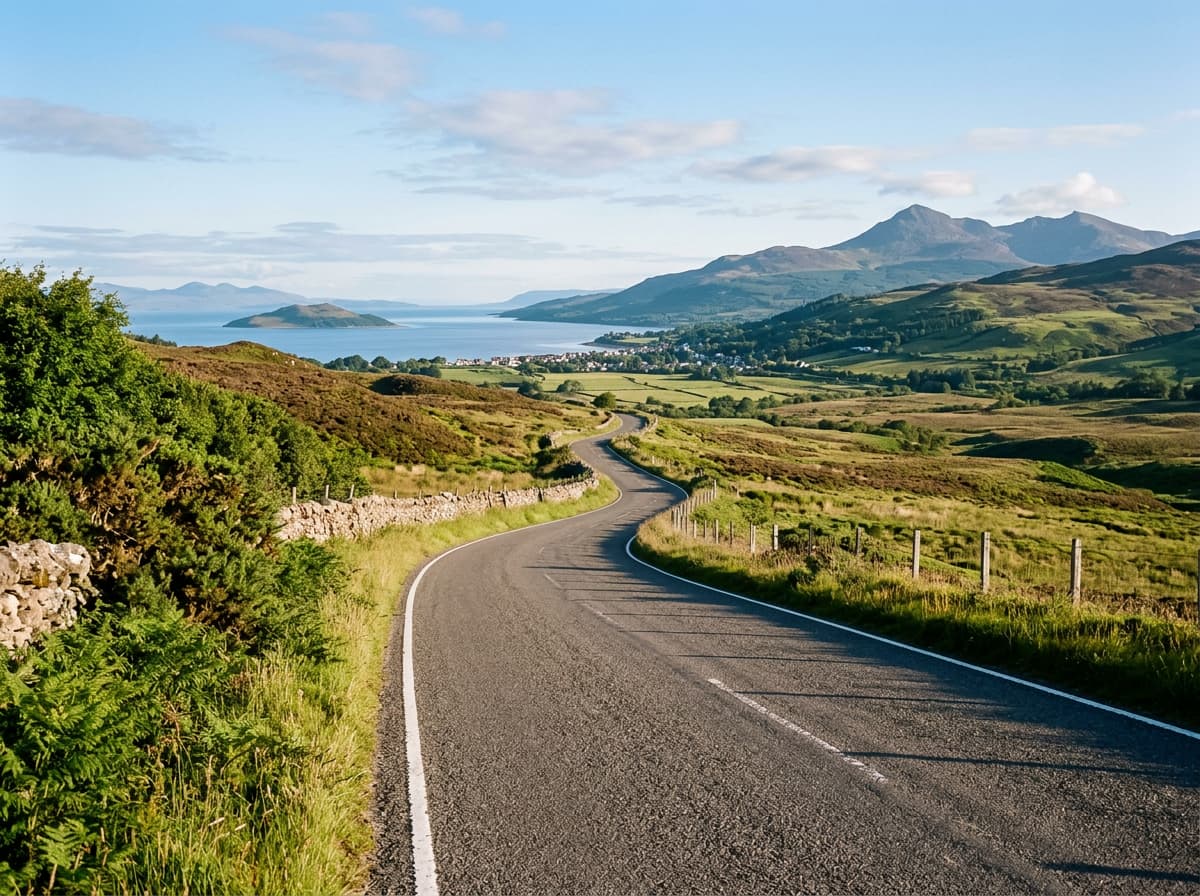 On the road: Lamlash to Isle of Arran