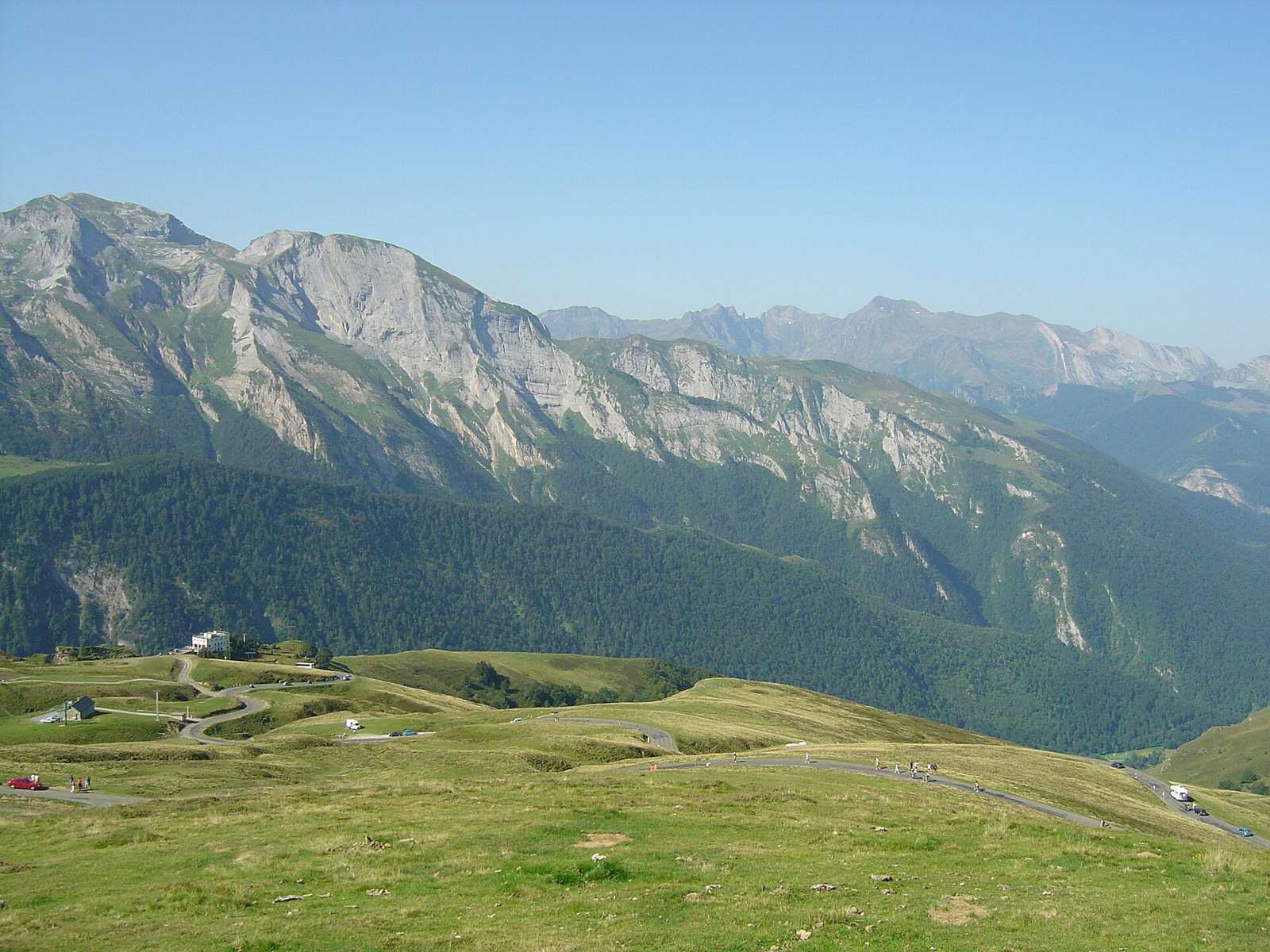 On the road: Col d'Aubisque from Laruns