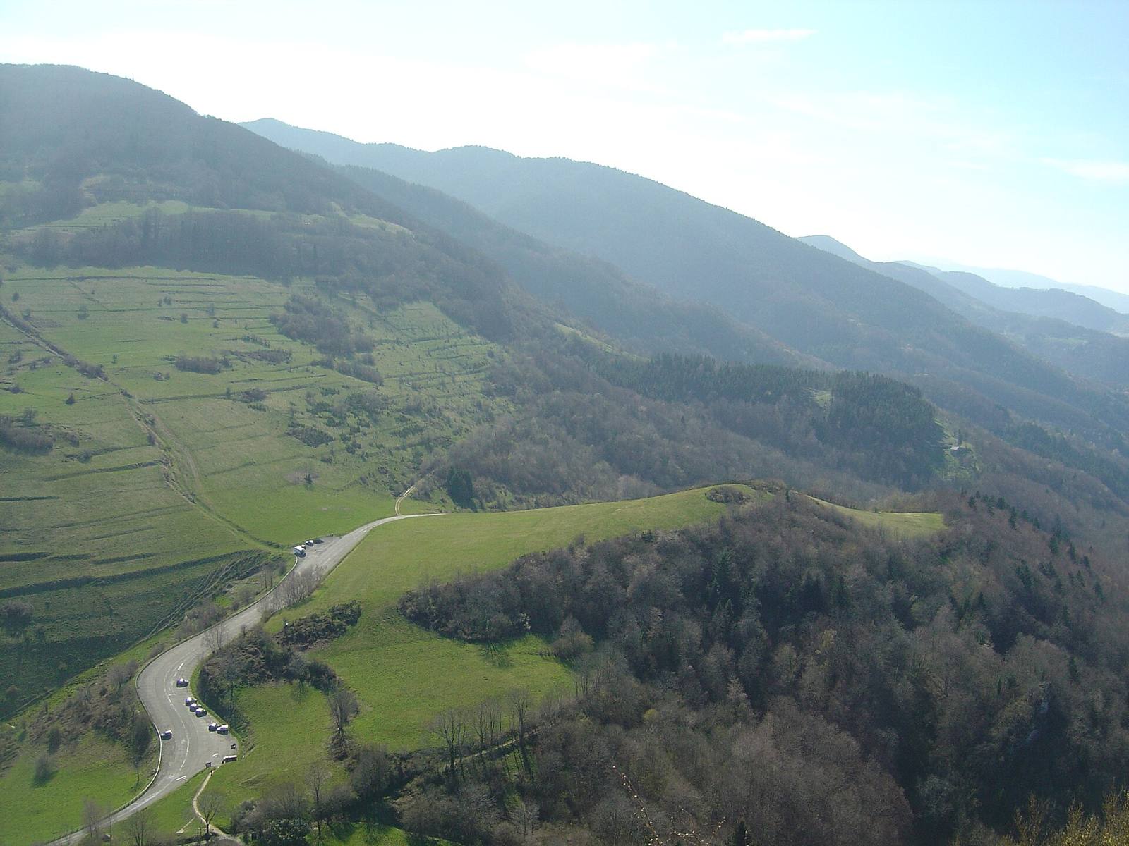 On the road: Col de Montségur from Lavelanet