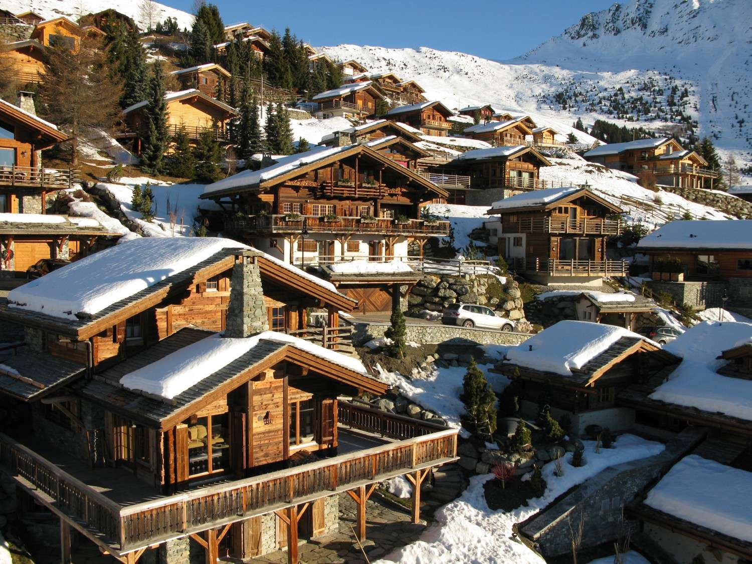 On the road: Verbier from Le Châble