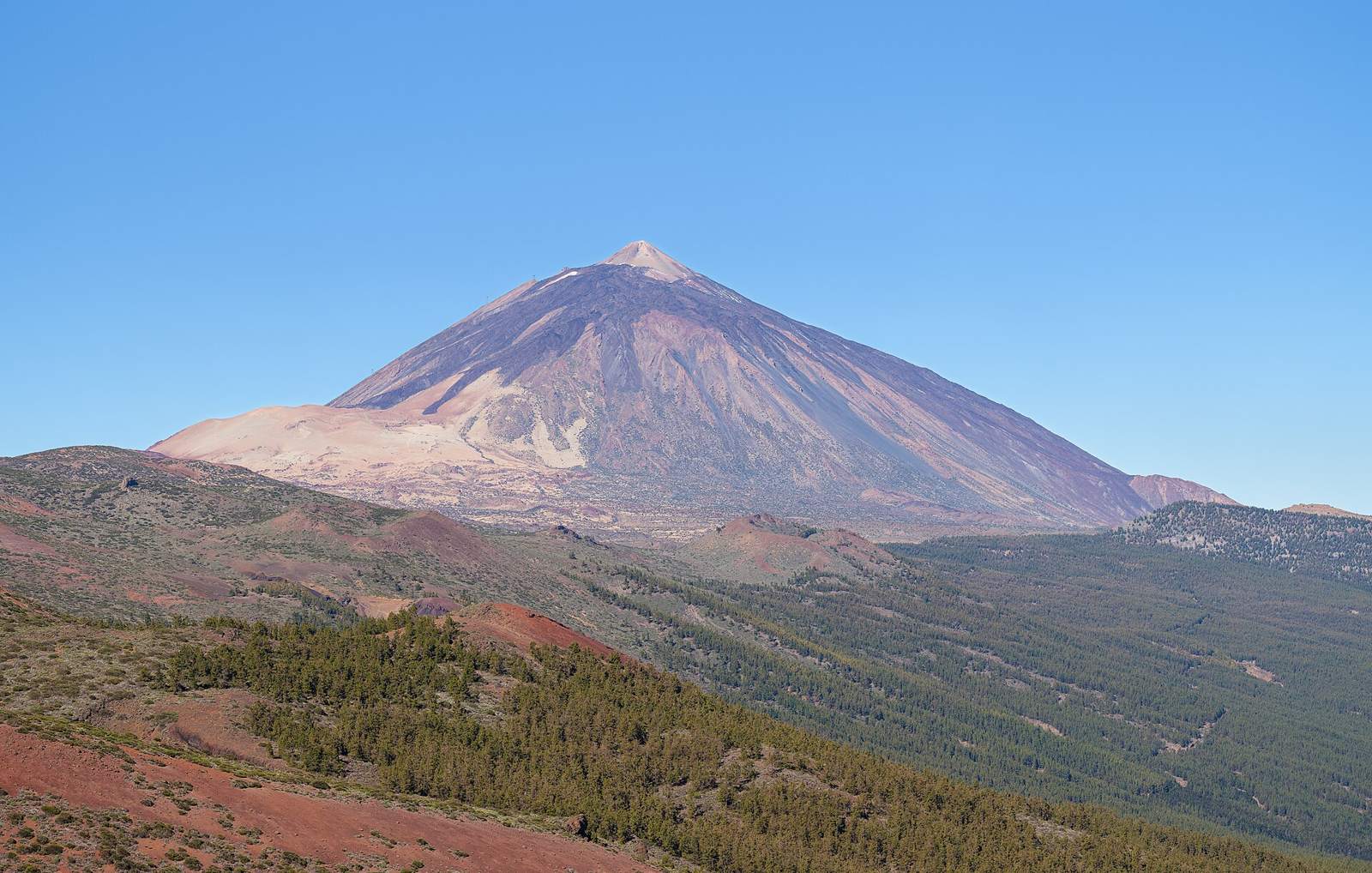 On the road: Teide from Los Cristianos