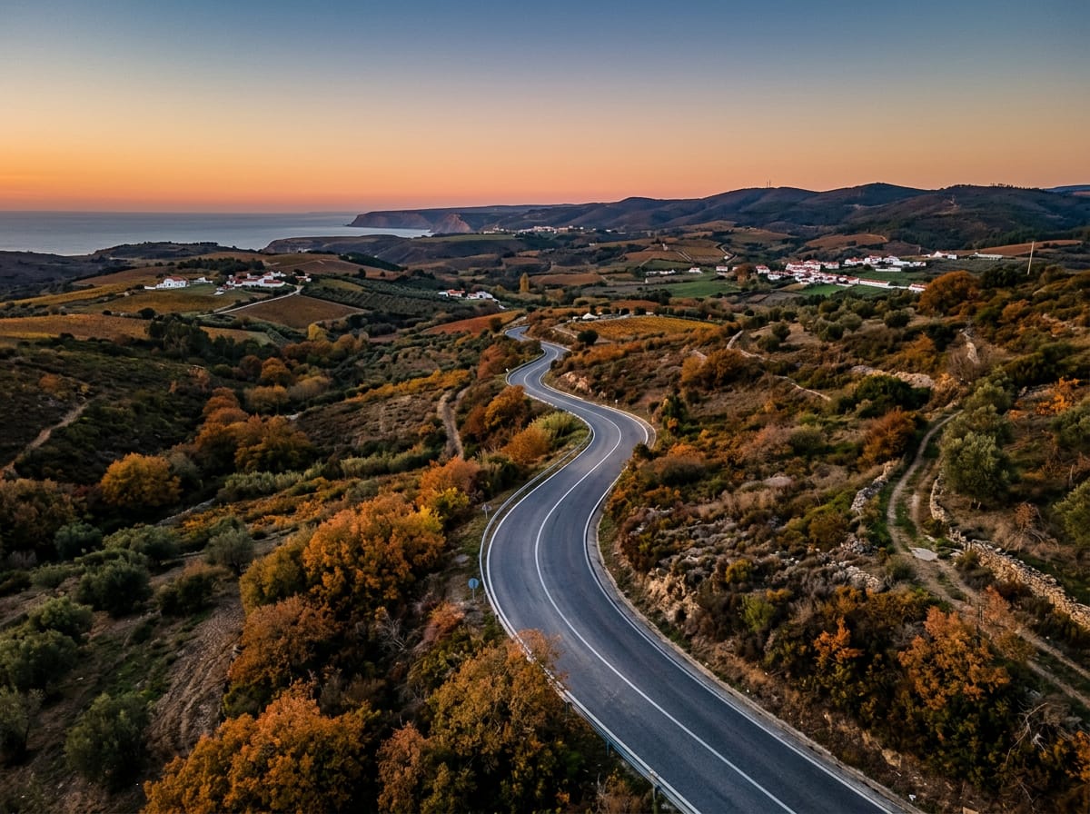 On the road: Lourinha – Obidos via Campelos