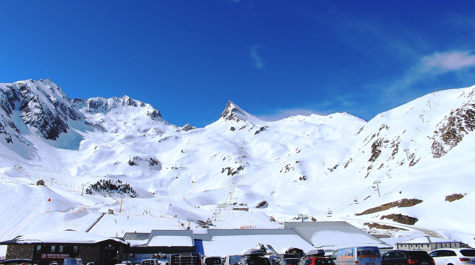 On the road: Luz Ardiden from Luz-Saint-Sauveur