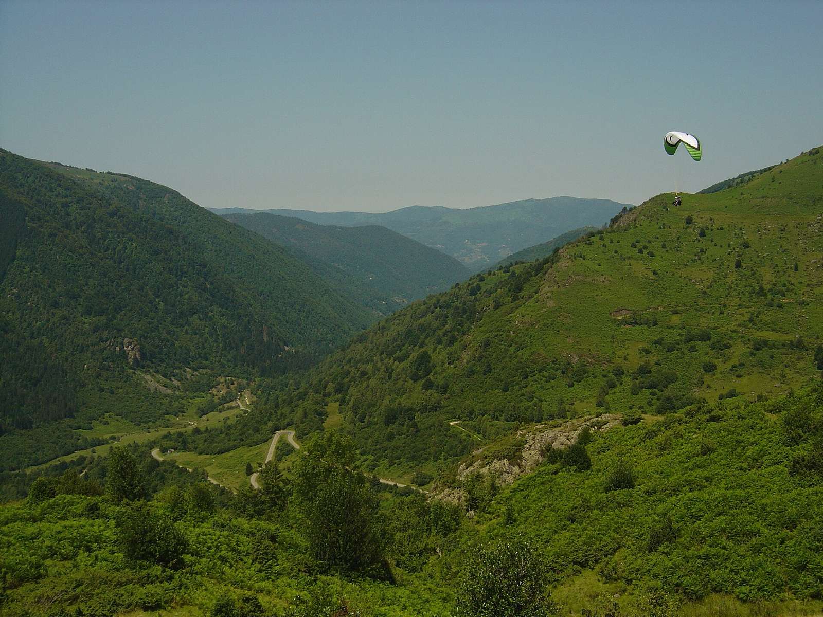 On the road: Port de Lers from Massat