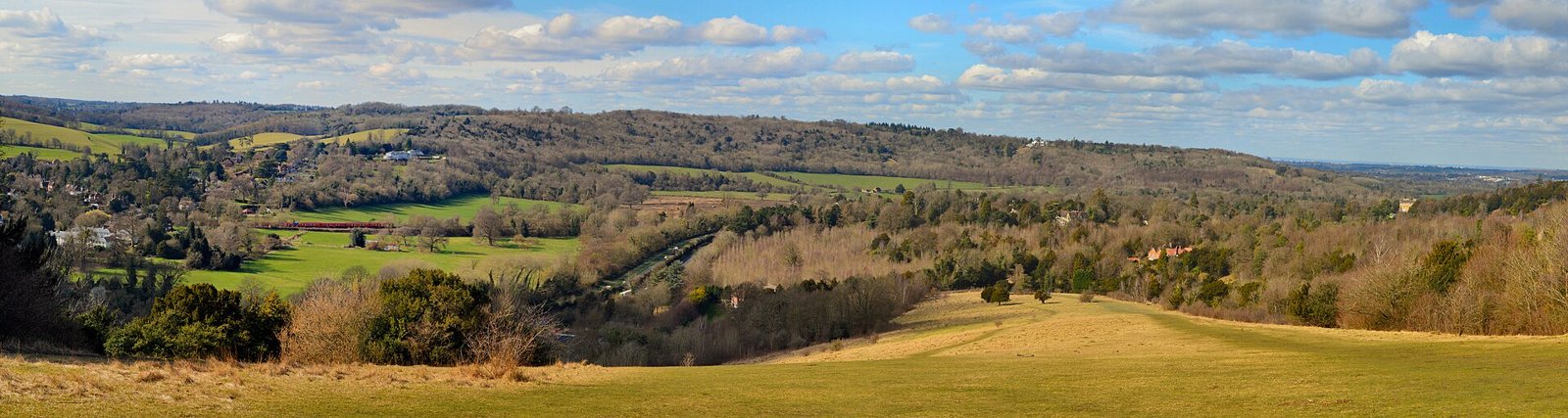 On the road: Box Hill, Surrey from Mickleham