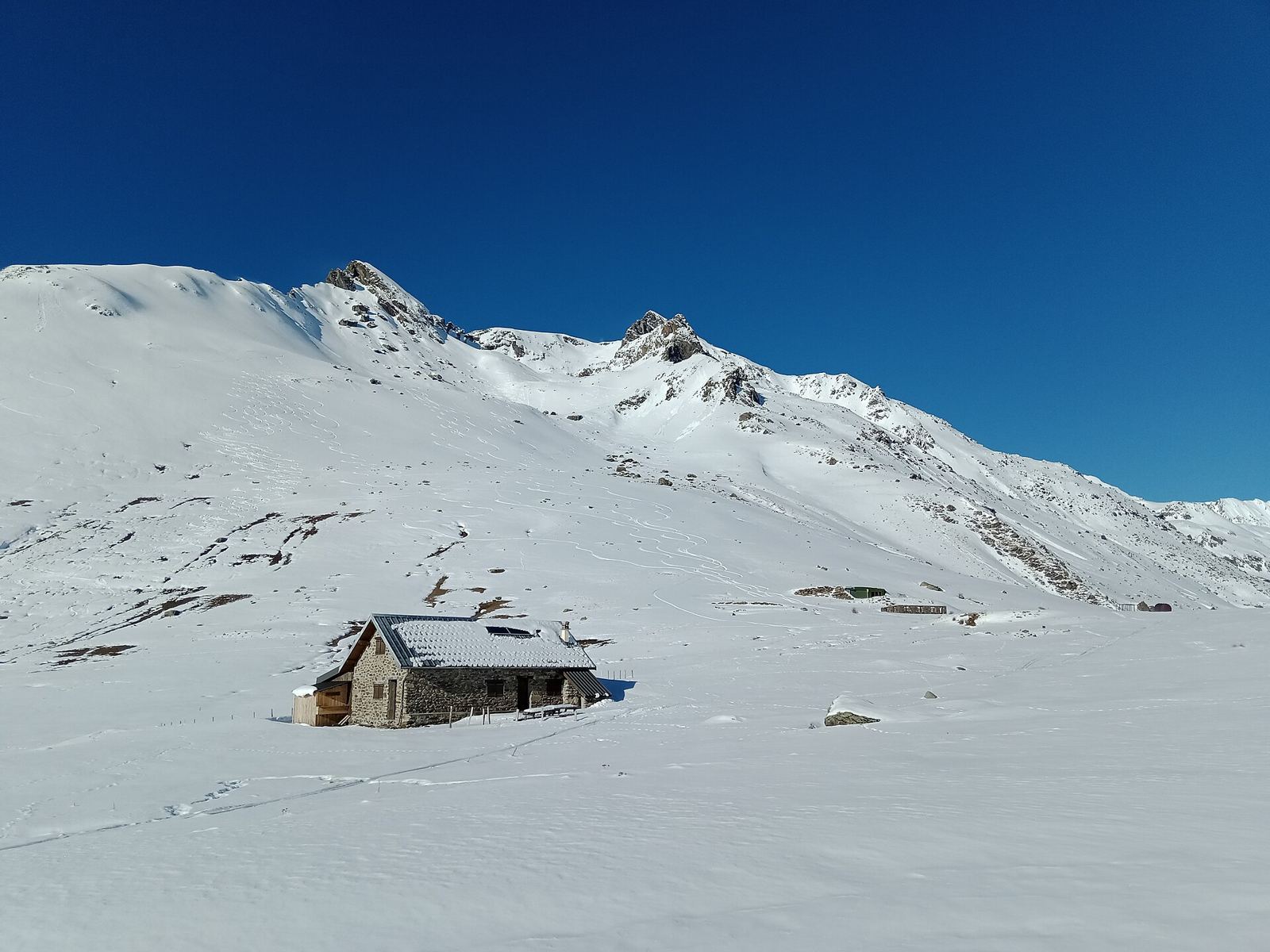 Le Château Noir depuis le col de Sarenne, Clavans-en-Haut-Oisans, Isère, France