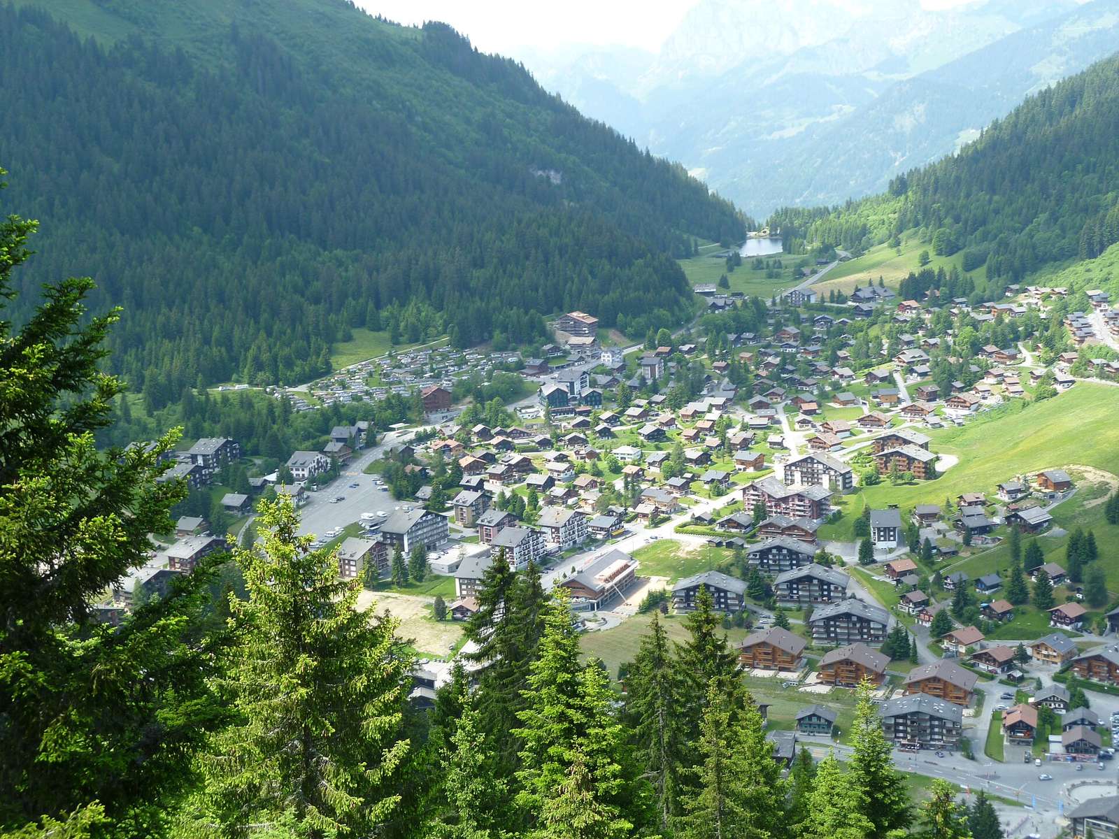 On the road: Pas de Morgins from Monthey