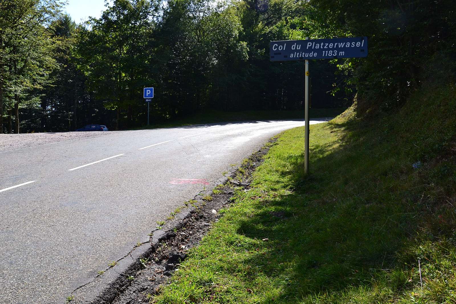 On the road: Col du Platzerwasel from Munster