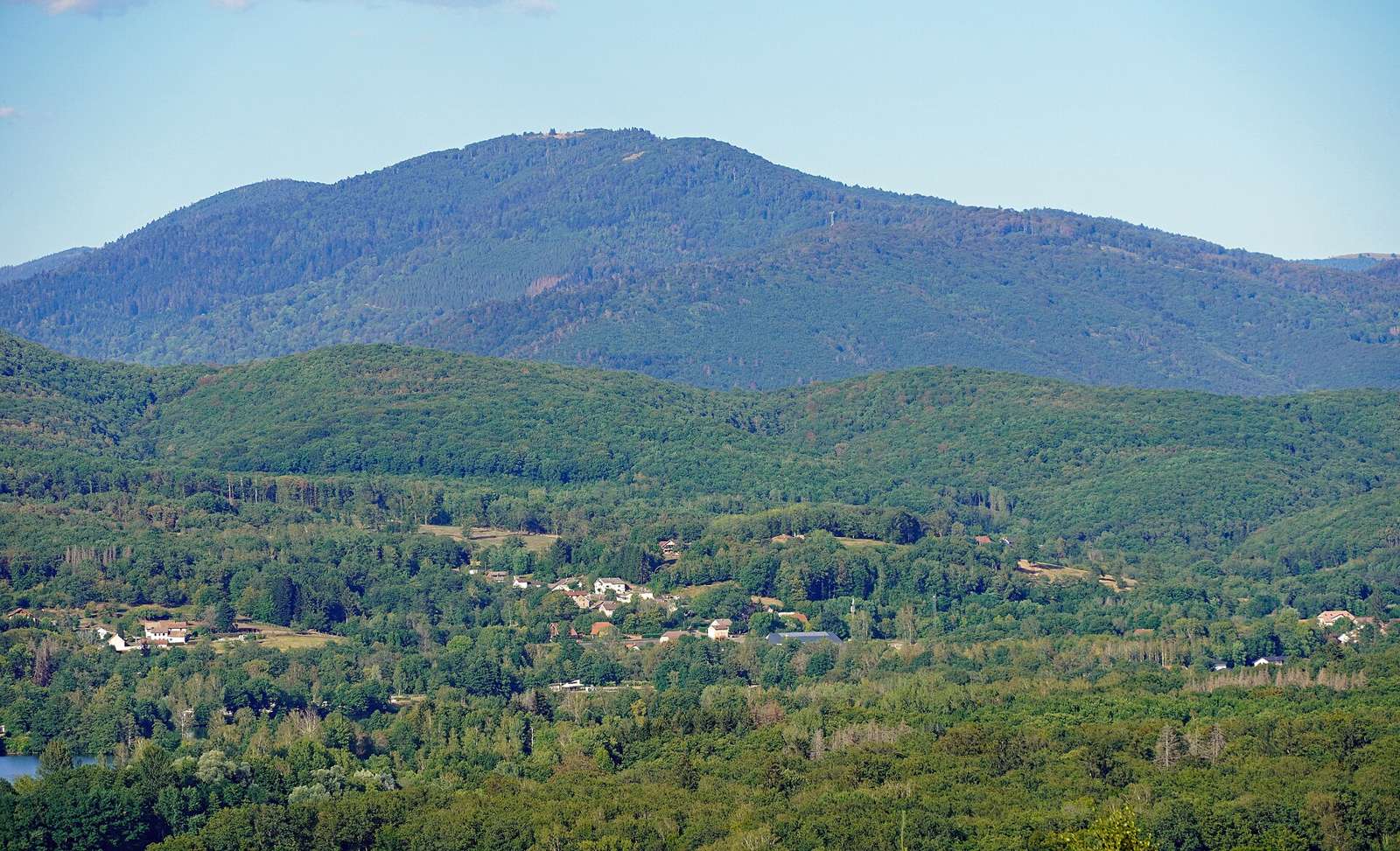 On the road: La Planche des Belles Filles from Plancher-les-Mines