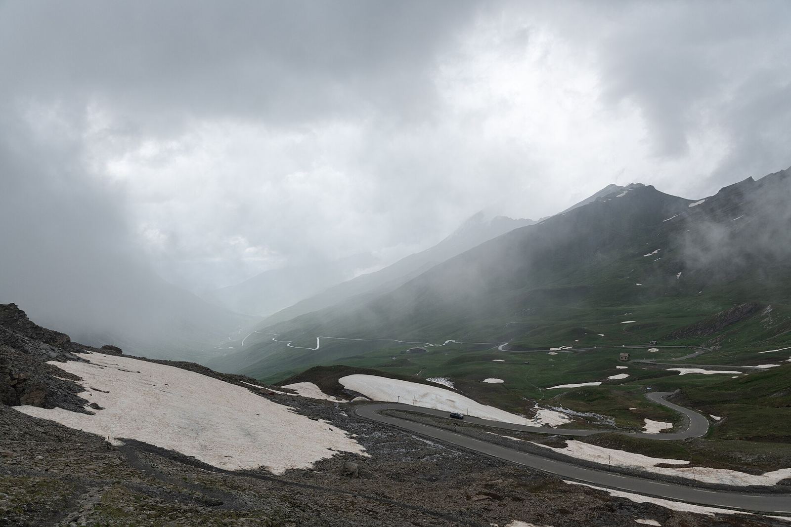 On the road: Col Agnel from Pontechianale